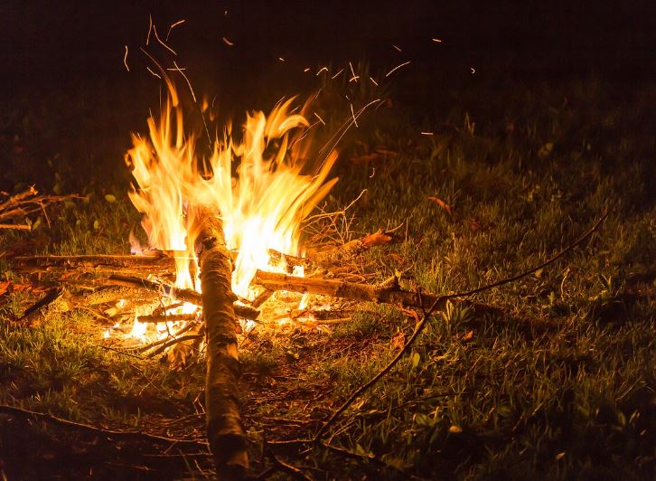 불똥 떨어지는 꿈