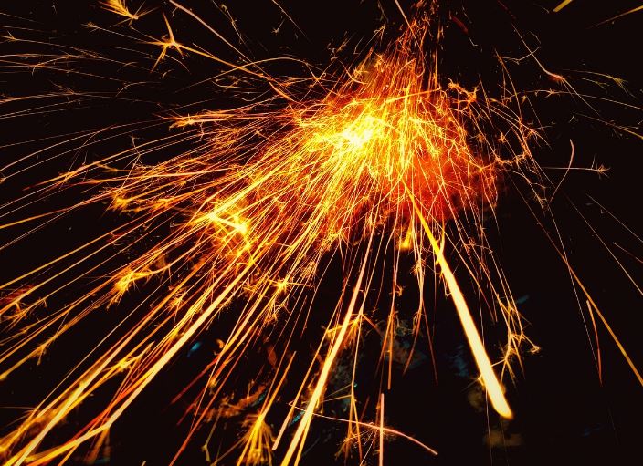 전기 스파크 꿈