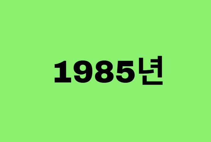 85년생, 1985년에 태어난 연예인
