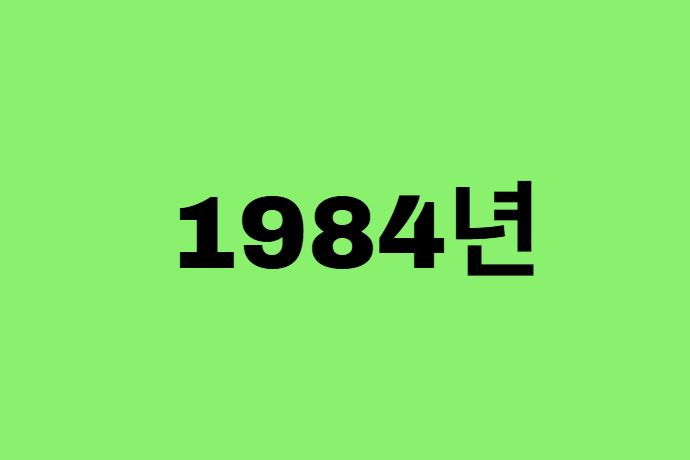84년생, 1984년에 태어난 연예인